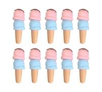 10 Random Color Highlighters Wide Shape Tip for Smooth Sliding Draw Art School Rudiments Stackable Splicing Plan Highlighters