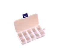 10 Rectangular Storage Box Pp Plastic Transparent Fishing Small Box Classification Gear Tools Lure Hardware Stora Box S4f9
