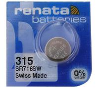 10 RENATA 315 WATCH BATTERIES (SR716SW)
