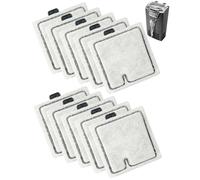 10 Replacement Filter Pads Compatible with Interpet Bio CF Mini Internal Aquarium Fish Tank Cartridge Filter (12-35 Litres). Traps Debris & Removes Impurities, Mechanical & Biological Filtration