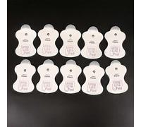 10 Replacement Pads for Omron Elepuls L Massagers, White One-Piece Electrode