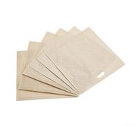 10 Reusable Heat Resistant Toaster Bags, Non Sandwich Bags for Easy Use with Ovens and Grills (16x16.5cm)