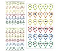 10 Rifle Scope Turret Stickers Rifle Scope Turret Tags Close and medium range precision target shooting, fits most scope caps