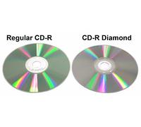 10 Ritek Excellence Series Diamond White Inkjet Printable 700MB Blank CD 52x 80 Minutes CDR Discs in Plastic Sleeves By Promedia Supplies