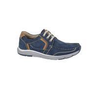 (10) ROAMERS Navy Nubuck 3 Eyelet Leisure Shoe TPR/Phylon Sole