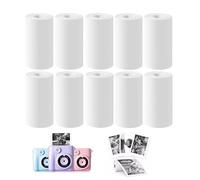 10 Roll Thermal Paper for Kids Instant Printer Camera, Portable Mini Thermal Printing Paper 57mm X 28mm X 7m, Kids Camera Paper Roll, Photo Printer Paper