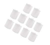 10 Rolls 100g Wood Pulp 4 Ply Small Toilet Paper White