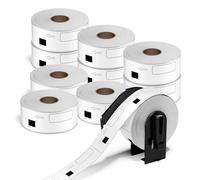 10 Rolls 29mm x 90mm Address Labels Replacement for Brother DK-11201 DK11201 Shipping Labels Compatible with Brother QL-500 550 570 700 710W 720NW 800 810W 820NWB 1050 1110NWB, Black on White