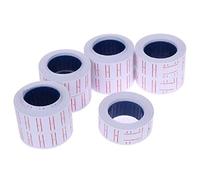 10 Rolls 6000pcs Label Paper, Price Gun Labels for Mx-5500 Price Gun Labeller