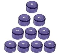10 Rolls Badminton Racket Grip Tape 110cm PU Purple | Lightweight Roll, Easy Winding for Handle Protection, for Athletes Who Sweat Easily, Moisture Removal