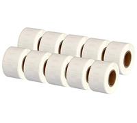 10 Rolls Compatible Address Labels 99010 S0722370, 28×89mm, 130 Labels/Roll for LabelWriter 310 320 330 4XL 400 450 Turbo/Twin Turbo/Duo & Seiko SLP Label Printers