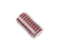 10 Rolls Elastic Cord 0.8mm x 10m Stretch Beading Cord Elastic String Nylon Cord for DIY Craft Necklace Bracelet Jewelry Making (Red)