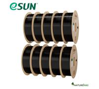 10 Rolls eSUN BLACK PLA Plus + 3D Printer 1.75mm Filament 10 x 1kg UK stock