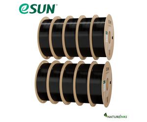 10 Rolls eSUN BLACK PLA Plus + 3D Printer 1.75mm Filament 10 x 1kg UK stock
