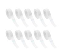 10 Rolls Fixation Tape Rolls Non Woven Fabric White | Pressure Adhesive, Flexible and Easy-to-tear, Stretchable Support, for Wound Care, Dressing Pads, Nursing Use