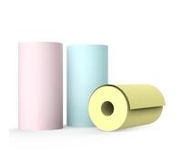10 Rolls Kids Instant Camera Refill Print Paper, Zero Ink Print Paper Rolls for Kids Instant Camera, Self Adhesive Thermal Paper Receipt Paper Rolls for Pocket Thermal Printer C