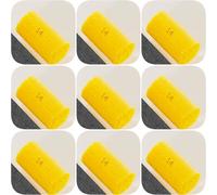 10 Rolls Latch Hook Yarn Kit - Precut Rugs Yarn for Crochet Bundles, Tapestry DIY Craft - Adults Beginners Rug Making (10 Rolls# Yellow)