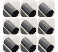 10 Rolls Latch Hook Yarn Kit - Precut Rugs Yarn for Crochet Bundles, Tapestry DIY Craft - Adults Beginners Rug Making (10 Rolls# Black)