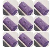 10 Rolls Latch Hook Yarn Kit - Precut Rugs Yarn for Crochet Bundles, Tapestry DIY Craft - Adults Beginners Rug Making (10 Rolls# Purple A)