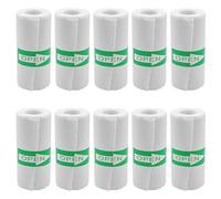 10 Rolls of Thermal Adhesive Sticker Paper 57 x 25 for Mini Thermal Printer Cash Register POS Receipt Inkless Print Black and White Paper Coreless