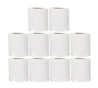 10 Rolls x 2200 Sheets 2 Ply White Toilet Roll - 22 Metre Long, Soft & Strong Bathroom Tissue Paper Bulk Pack for Home, Office, Commercial Use Premium Quality Napkin, Septic-Safe, Absorbent & Durable