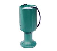 10 Round Charity Money Collection Boxes - Bottle Green