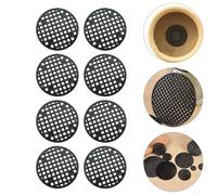 10 Round Mesh Pads for Flower Pot Drainage, Essential for Soil Retention, Suitable for Indoor and Outdoor Plant Care (10cm)