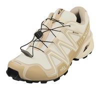 (10) Salomon Speedcross 3 Gore-tex Unisex Fashion Trainers in Vanilla Ice White