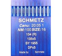 10 Schmetz round bottom flask sewing needles system 134 (R) Industry St. EU 100 (UK 3).