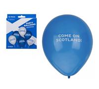 10" Scotland Party Balloons - Pack of 12