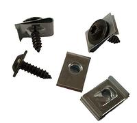 (10 Screws + 10 Clips) Wheel Arch Cover Engine Undertray Metal Torx Screw Speed Spire Nut Clips OEM NO. N90775001