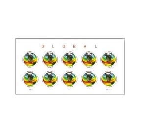 10 Sea Surface Temperatures USPS Global Forever Postage Postal Stamps International First-Class Mail from the United States to any country outside North America US