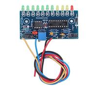 10 Segment LED Level Amplification Indicator Board, RGB Color Display Sound Analyzer Module for LED Audio Sound Level Meter PCB Kit