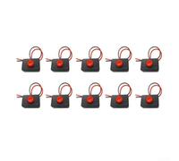 10 Self Wired Push Button Switches for Appliance Maintenance and DIY Electronics with Extended Wire (10pcs)