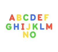 10 Semi-Transparent Patterned Building Blocks, Colourful And Sturdy, for Sensory Development And Educational Use in The Environment, Uppercase Letter