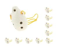 10 set 1 Piece Ceramic Alto Ocarina 6 Hole for Children Beginners Students
