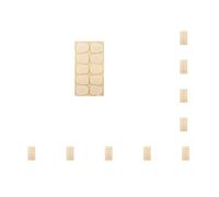 10 set 10pcs Clarinet Mouthpiece Patches Saxophone Cushions Environmental Treble/Alto/Tenor Sax Accessories 0.3mm 0.5mm 0.8mm White 0.8