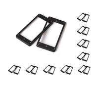 10 set 2 Pieces Black Humbucker Pickup Mounting Rings for LP Electric Guitar