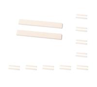 10 set 2 Pieces Blank Bone Saddle for Guitar Ukulele 100x10x3mm Luthier DIY String