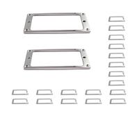 10 set 2 Pieces Metal Electric Guitar Pickup Flat Base Mounting Inside Frame 4x4mm