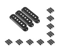 10 set 3 Pieces Single Coil Pickup Cover for ST SQ Guitar Parts Black