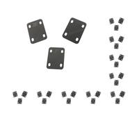 10 set 3x 4 Holes Neck Plate Gasket Replace Cushion Shim Durable for Bass Guitarist