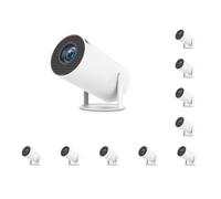 10 set 4/5G WiFi6 Pro Projector Seamless Outdoor Viewing 2.4/5G WiFi6 BT 5.0 Video Projector Cinema Outdoor 260ANSI 720P UK