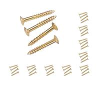 10 set 40 Pieces Electric Guitar Humbucker Pickup Ring Frame Mounting Screws Gold