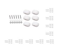 10 set 6 Acrylic Guitar Tuning Pegs Tuners Machine Heads Buttons White Pearl