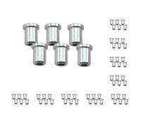 10 set 6 Pieces Guitar String Mounting Ferrules Bushing Thru Body Ferrules Bushing