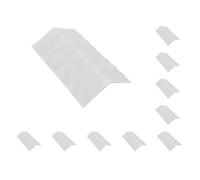 10 set 8pcs Alto Saxophone Sax Mouthpiece Patches Pads Cushions 0.3mm White