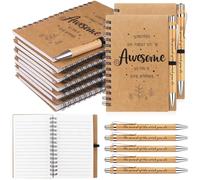 10 Set Appreciation Gifts for Employee Bulk Include 10 Motivational Notebook 10 Inspirational Ballpoint Pen Thank You Gift for Colleagues Coworker Teacher Volunteer Team Nurse School Office Supplies