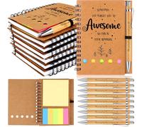 10 Set Employee Appreciation Gifts Bulk Include 10 Motivational Notebook 10 Inspirational Ballpoint Pen Thank You Gift for Colleagues Coworker Teacher Volunteer Team Nurse Students Leaving Gifts