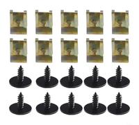 10 Set For BMW Undertray Speed Fastener Hex Socket Bolt Clips for Secure Installation